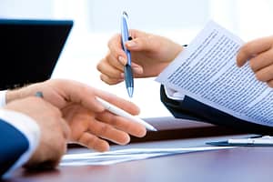signing an agreeement